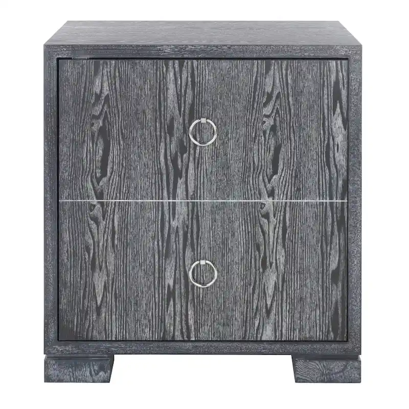 White/ Gold Lacquer Chest - 24Wx18Dx26H