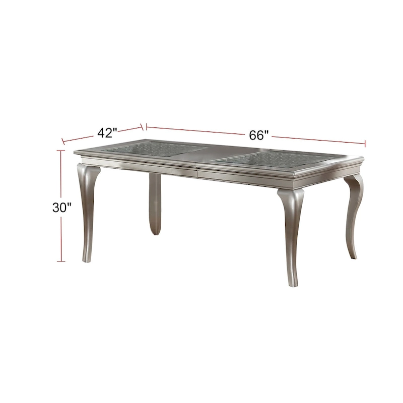 Dining Table in Antique Silver