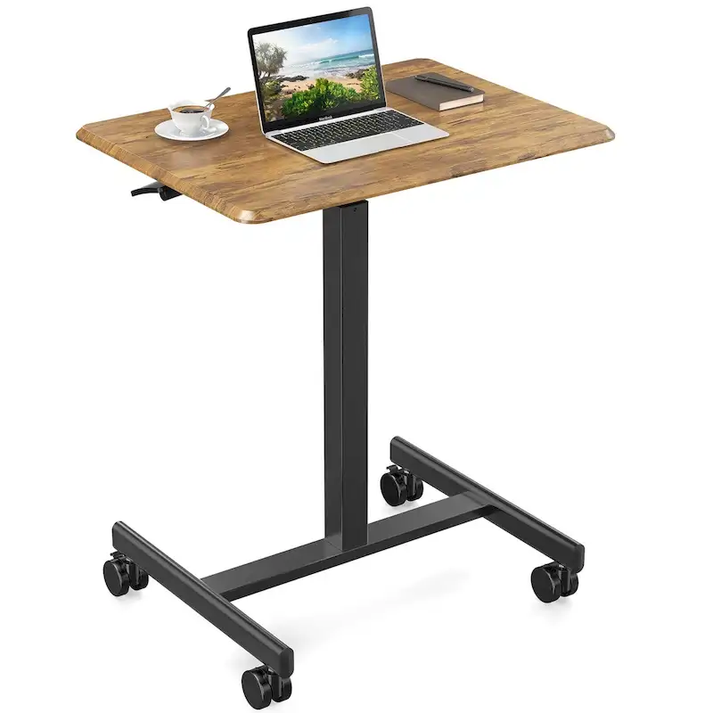 Height-Adjustable Rolling Standing Desk