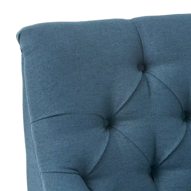 Nicole Polyester Blend Fabric Settee by Christopher Knight Home - 29.25L x 43.75W x 30.50H
