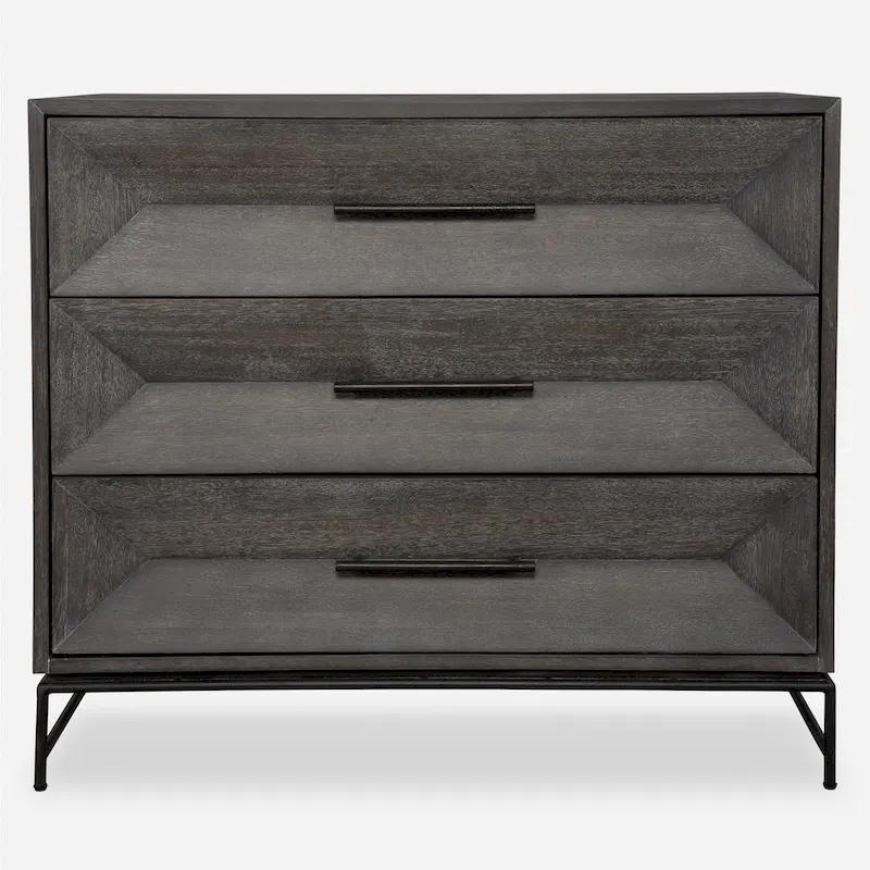 Dark Walnut Accent Chest - 32H x 36W x 18D
