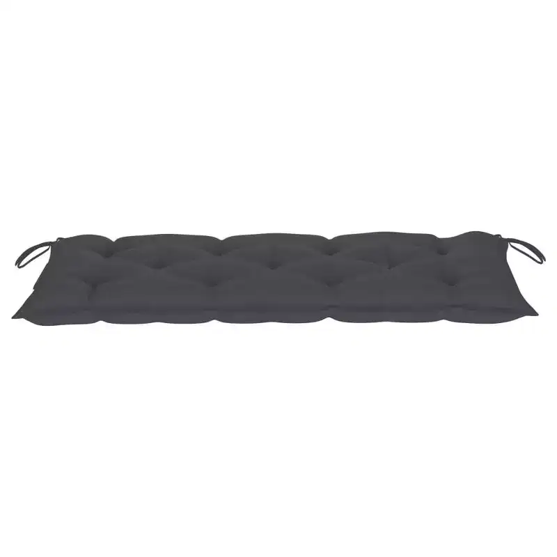 vidaXL Batavia Bench Garden Bench Patio Loveseat with Cushion Solid Wood Teak