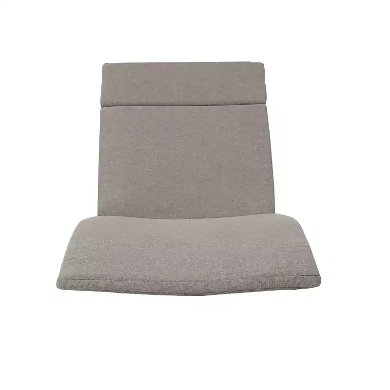 GDFStudio Olivia Multibrown 3 Piece Armless Chaise Lounge Chat Set with Cushions