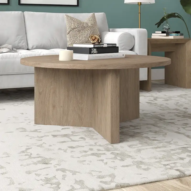 Anders 36 Wide Round Coffee Table - 36 Wide