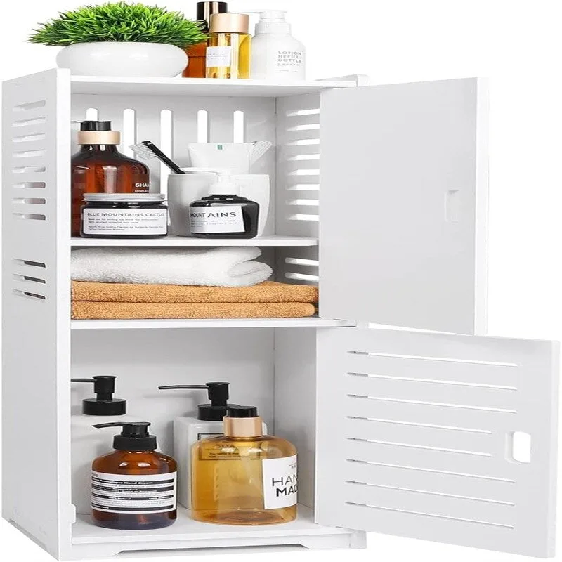 Small Waterproof Bathroom Cabinets Free Standing - 8.7D x 8.7W x 29.5H
