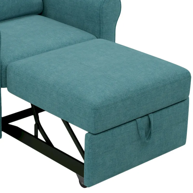 3-in-1 Sofa Bed Chair Convertible Sleeper Chair Bed