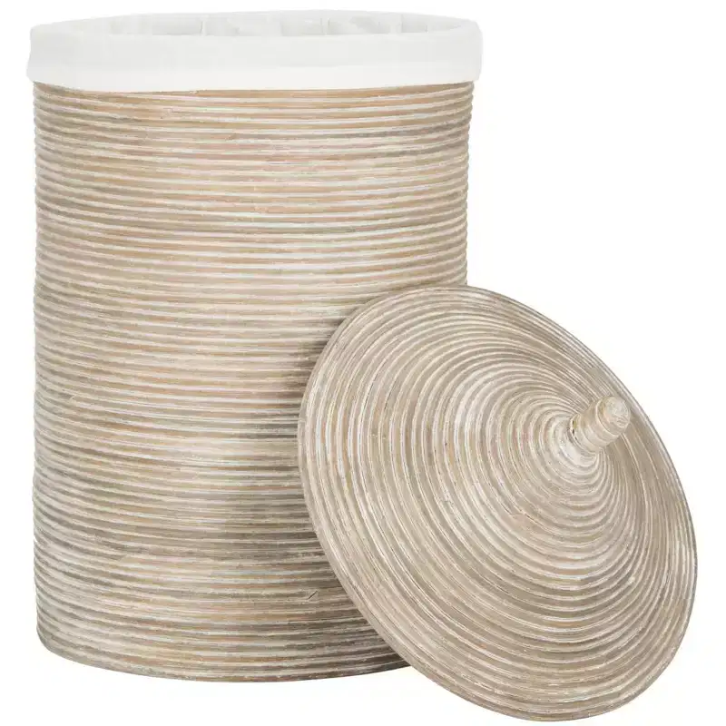 Wellington Laundry Basket With Liner - HAC6501 - Safavieh