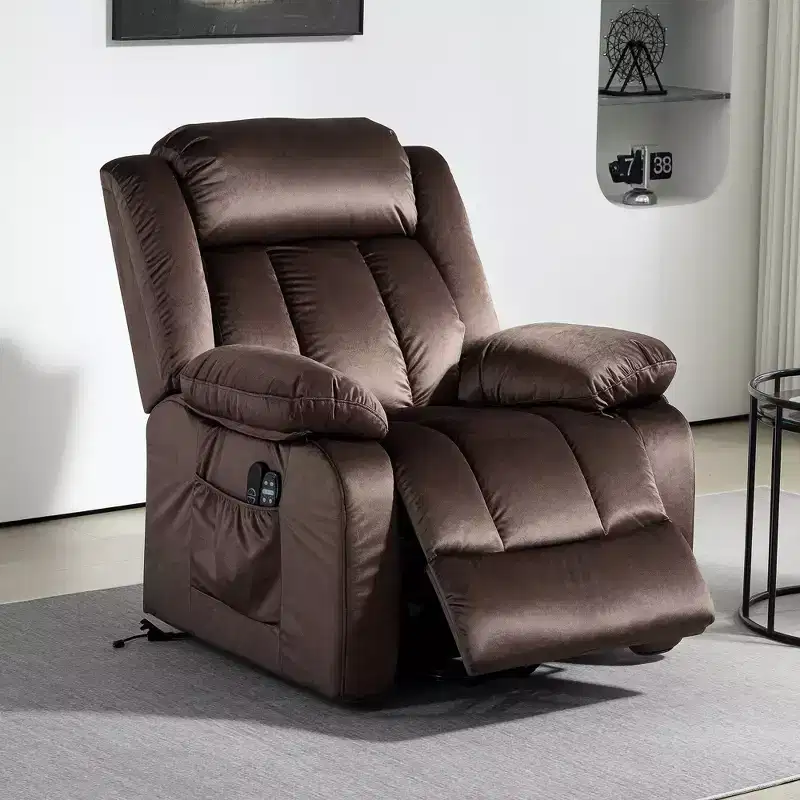 HOMCOM Power Lift Recliner Chair for Elderly, Electric Massage Chair Recliner with Remote Controllers