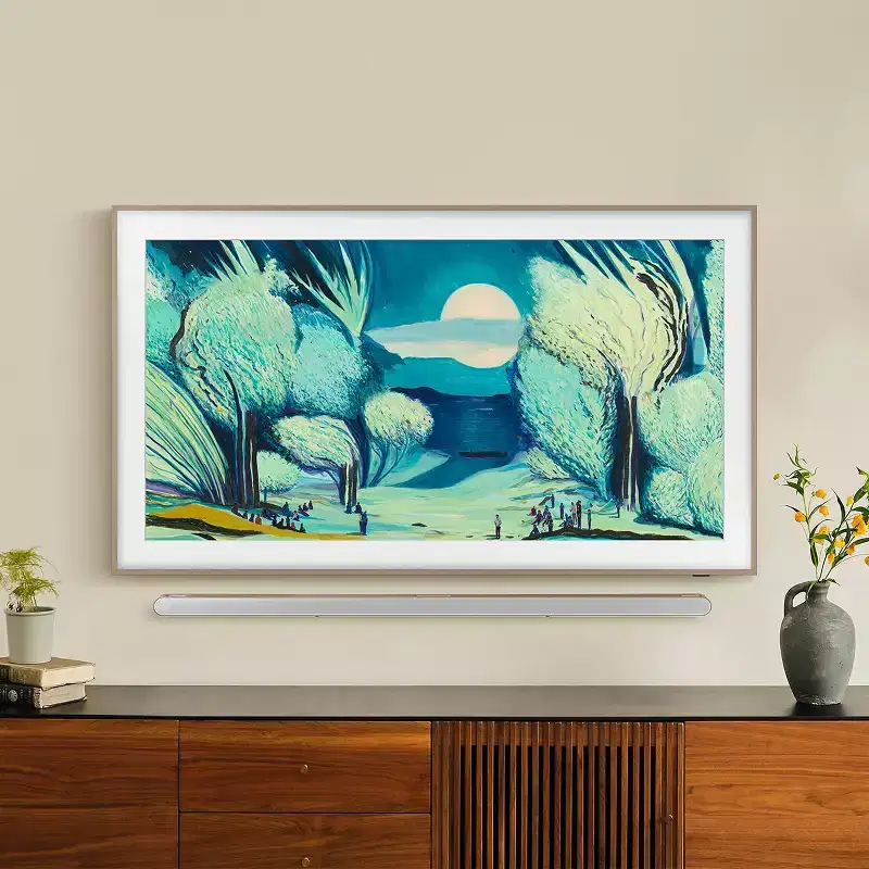 Samsung QN65LS03FAFXZA LS03FA 65 4K QLED Frame TV (2025) with AudioQuest SKY 3m HDMI Cable