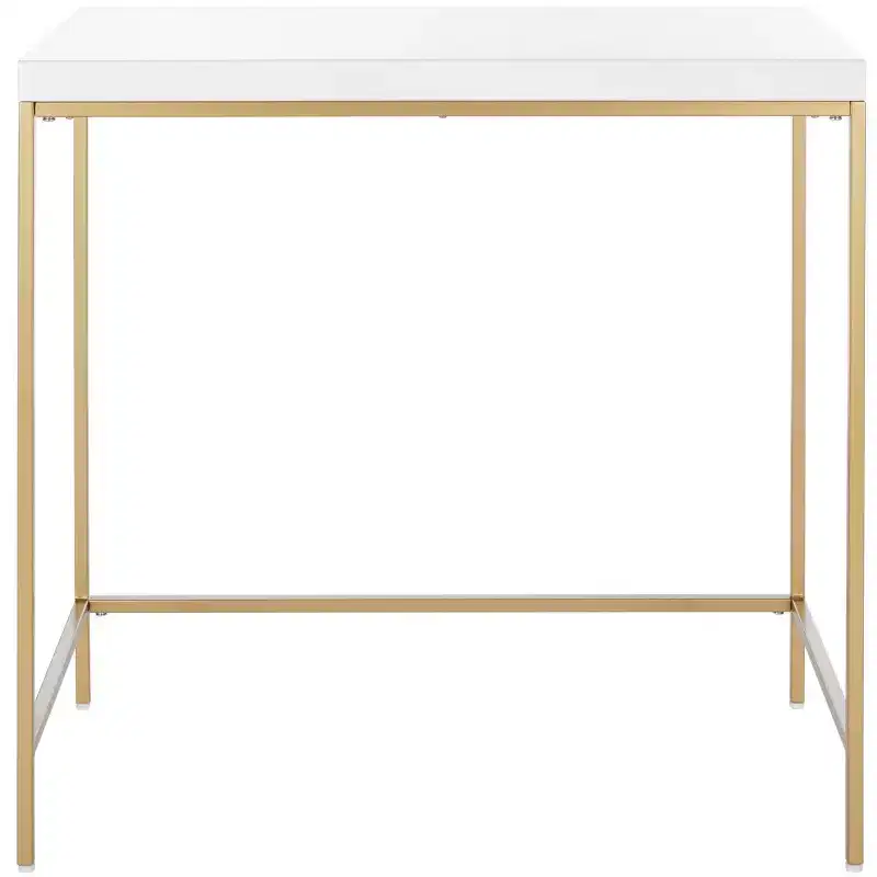 Cass Desk - DSK5015 - White/Gold - Safavieh