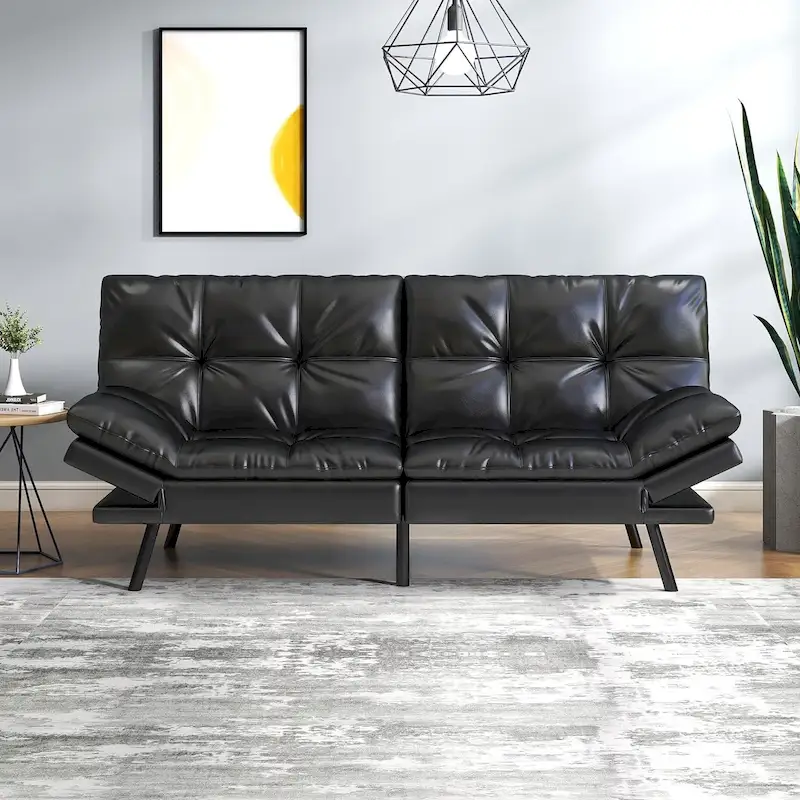 Power Leather Home Theater Recliner Seating — Row of 2
