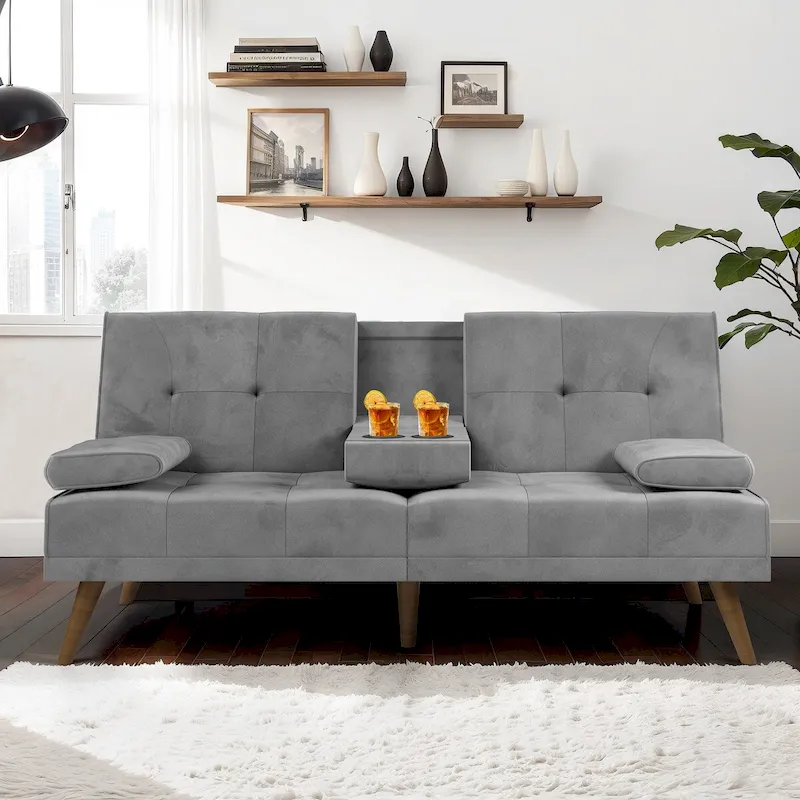 Futzca Futon Couch Sofa Bed, Small Sleeper Sofa Chair Loveseat