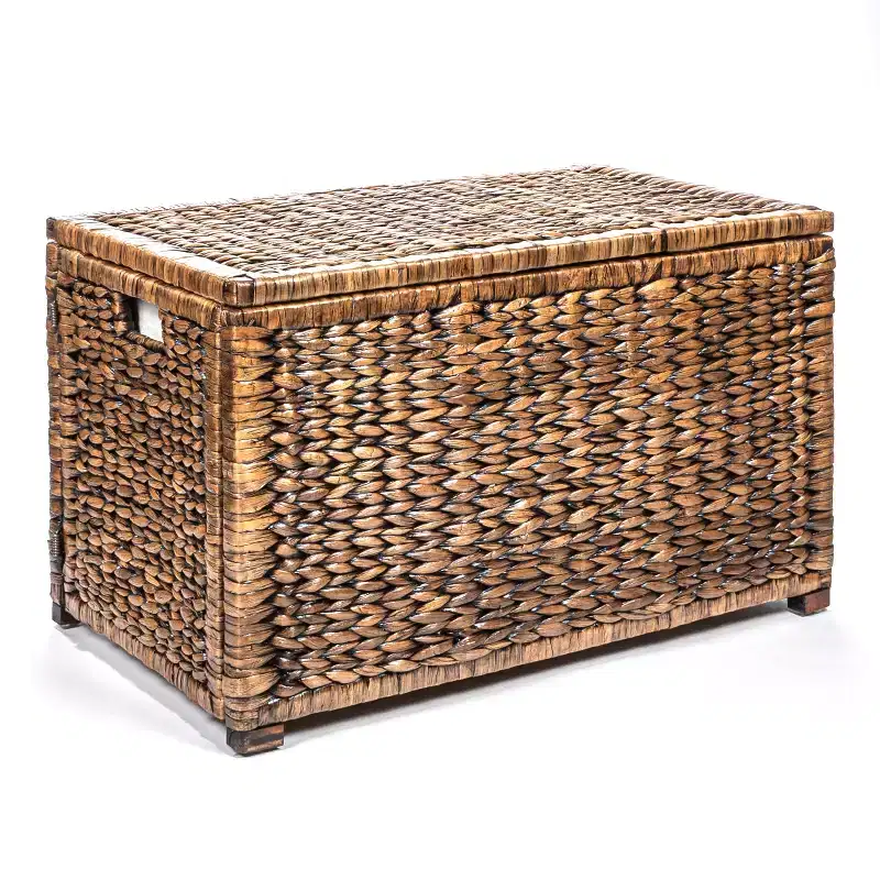 Anada 30 Handwoven Wicker Weave Storage Trunk