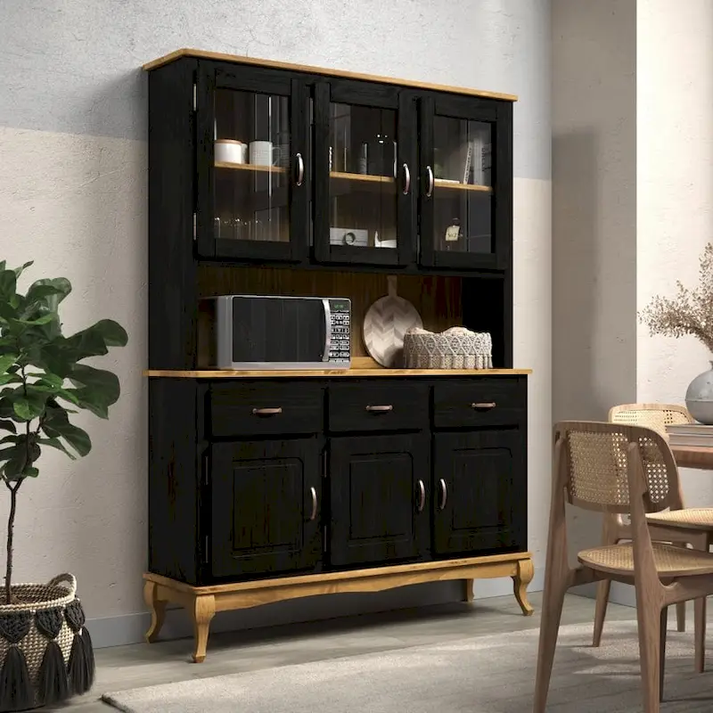 Wood Dining Hutch