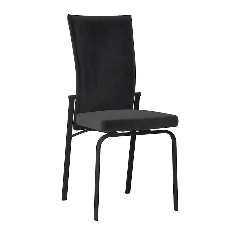 Monique Black Motion-back Side Chair