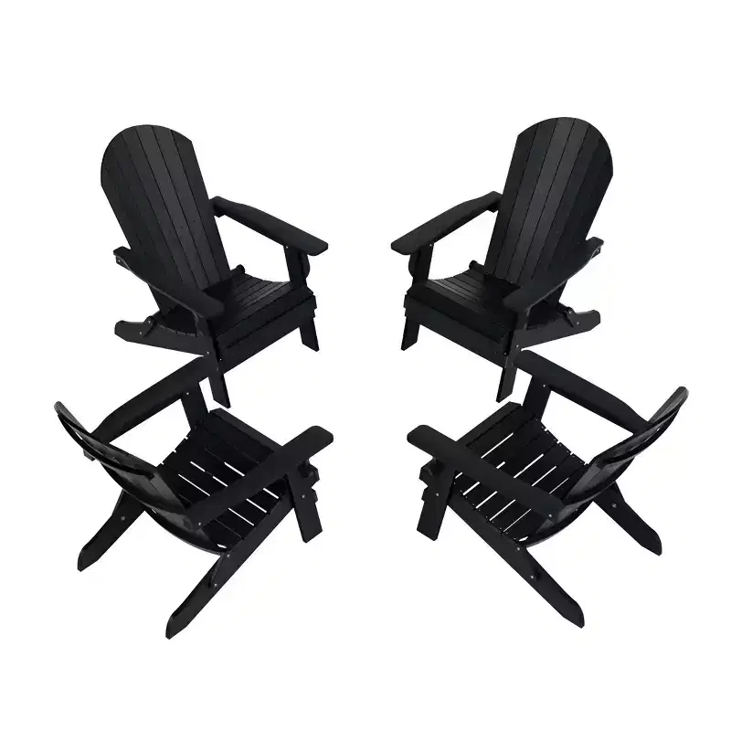 WestinTrends Tuscany HIPS Outdoor Folding Adirondack Chair (Set of 4)