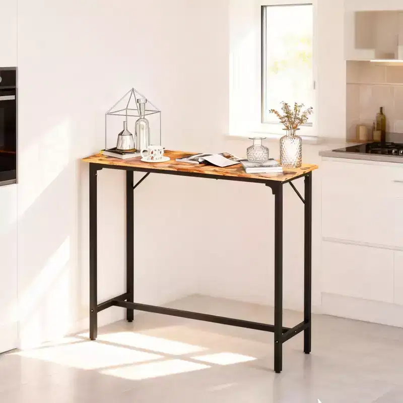 43'' Counter Height Bar Table Rectangular Pub Table Sofa Table