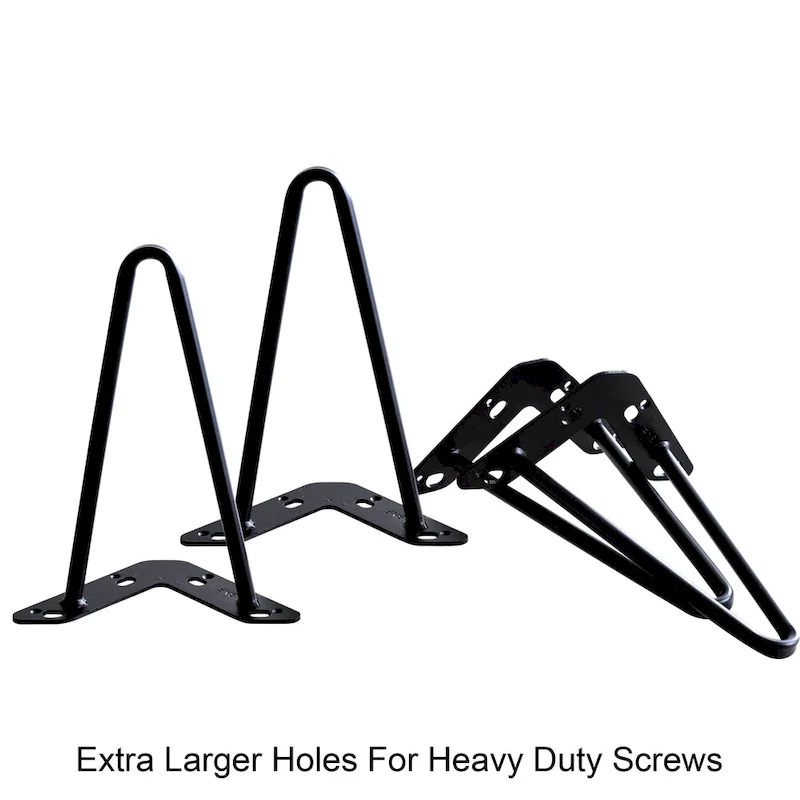 4 Piece Hairpin Metal Table Legs Furniture Legs