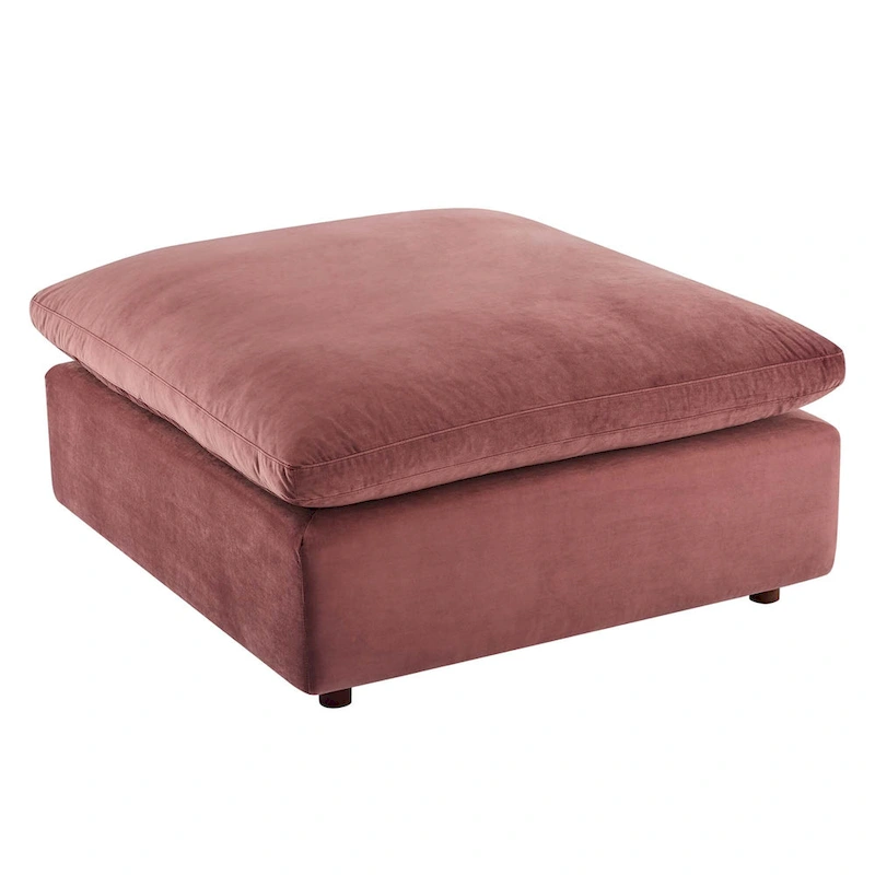 Commix Down Filled Overstuffed Velvet 6-Piece Sectional Sofa