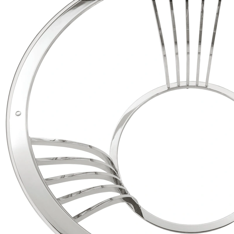 Cottbus Chrome Finish Coffee Table with Glass Top by iNSPIRE Q Bold