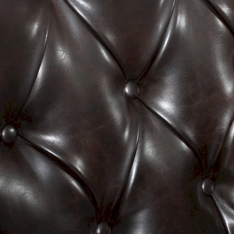 Malone Brown Leather Club Chair by Christopher Knight Home