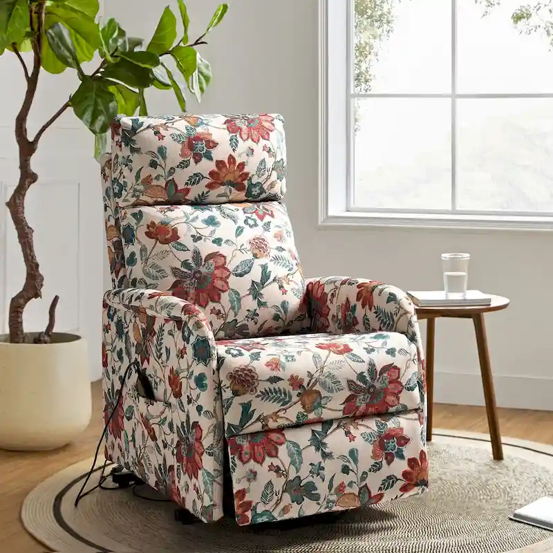 Elisa Power Remote Lift Assist Recliner with Metal Base