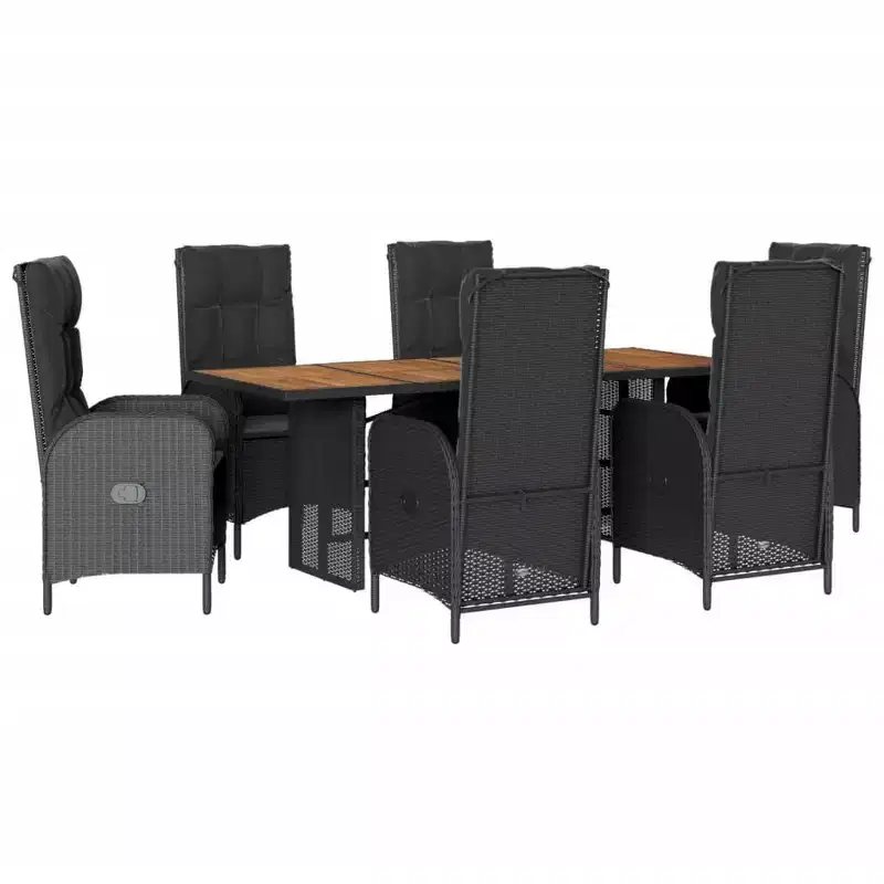 vidaXL Patio Dining Set with Cushions