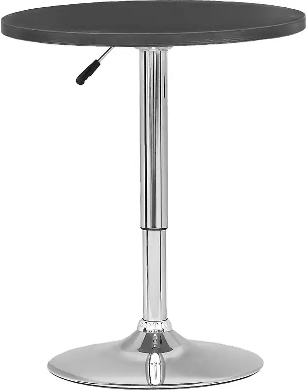 Adjustable Bar-Height Lift Table, Metal, 23.5W Round