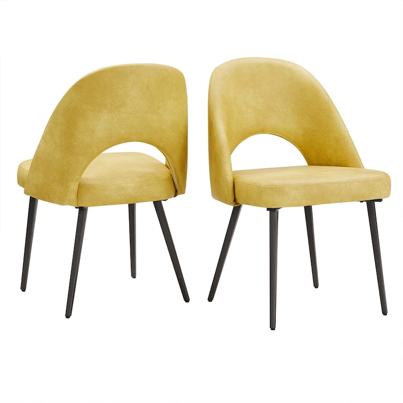 Presley Upholstered Dining Chairs (Set of 2) by iNSPIRE Q Modern