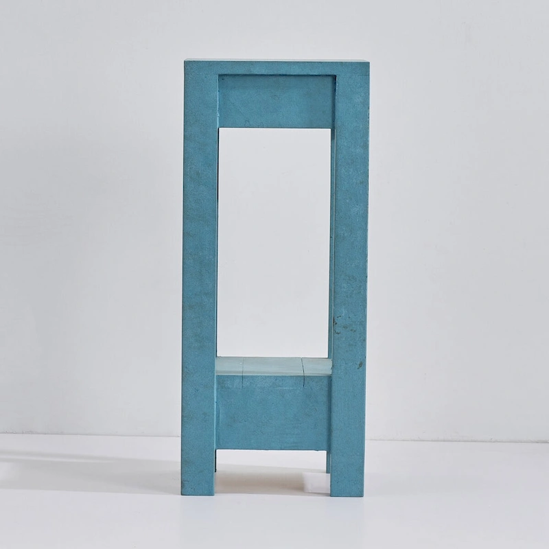 Rustic Farmhouse Solid Wood Accent End Table Sofa Side Table - 11 W x 26 H