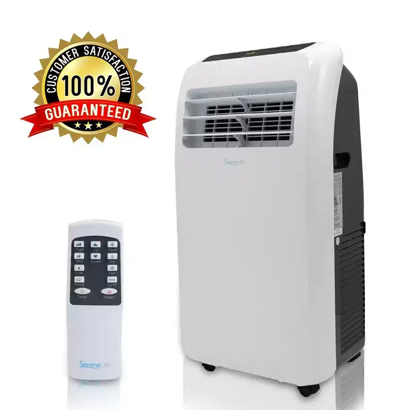 SereneLife 12,000 BTU 3-in-1 Portable Air Conditioner, Dehumidifier