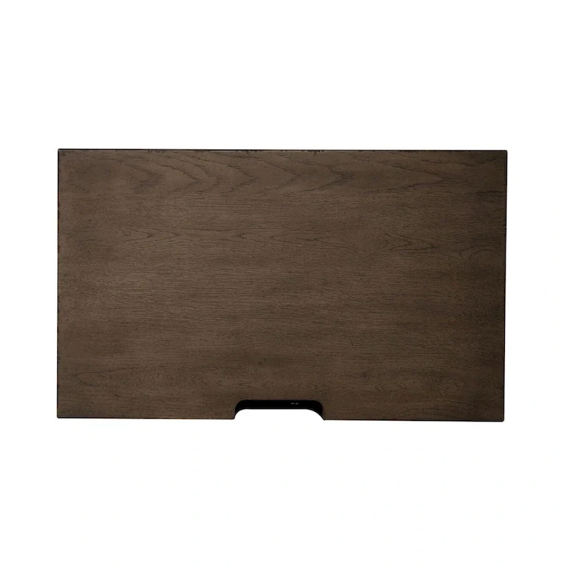 Americana Farmhouse Dusty Taupe 2 Drawer Nightstand with Charging Station