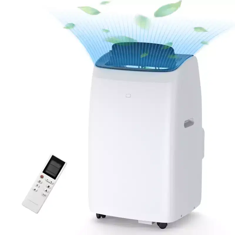 Acekool 14,000 BTU Portable Air Conditioner and Heater, 4-in-1 AC with Dehumidifier, Fan, Remote, Timer, Cools & Heats Up to 750 Sq. Ft., Window Kit