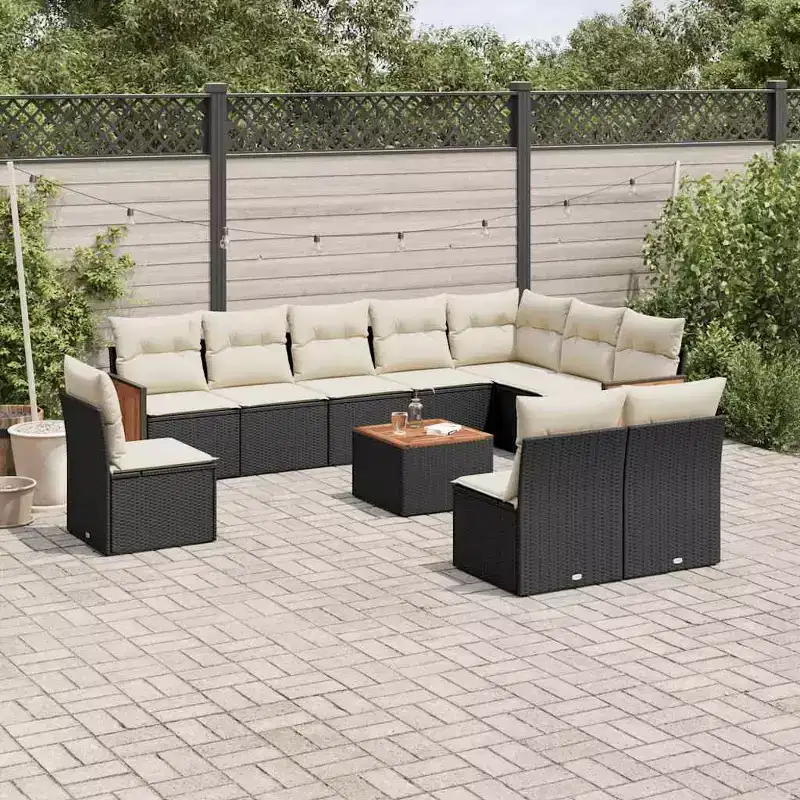 vidaXL Garden Sofa Set with Cushions