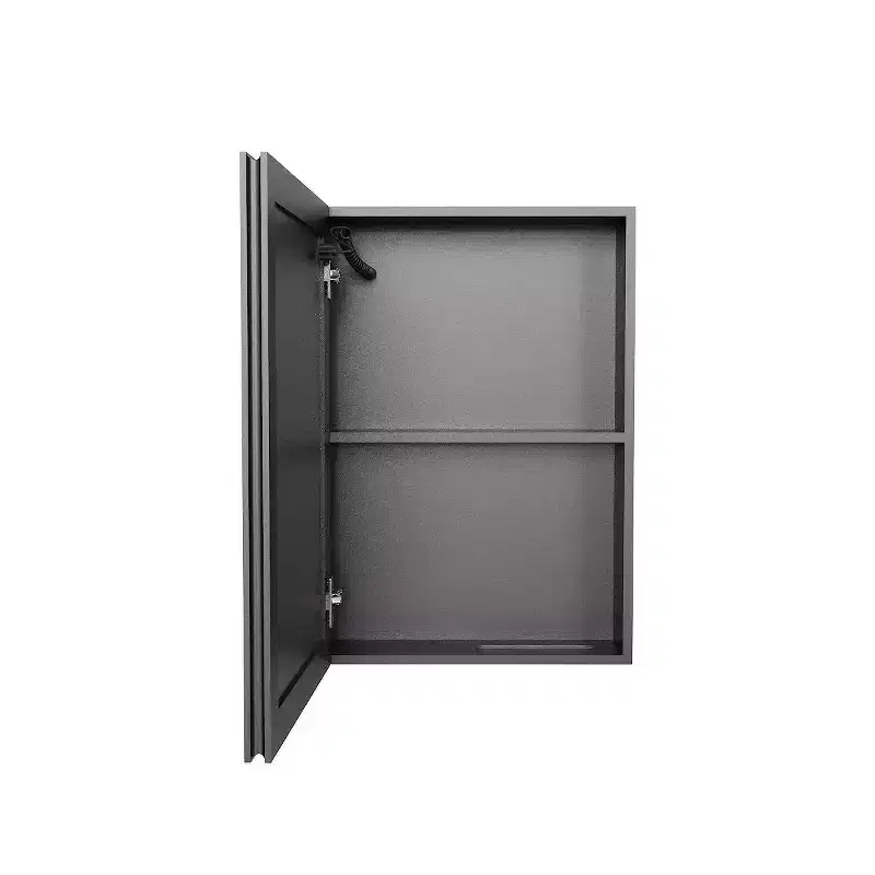 Zeus & Ruta 16x22 Wall-Mounted Bathroom Medicine Cabinet with Mirror, Single-Color White Light & Anti-Fog, Storage Shelves