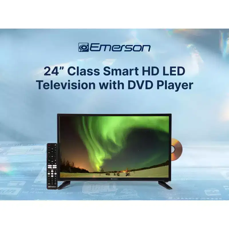 Emerson ESTD-2400 24 inch Class Smart HD LED Television with DVD Player