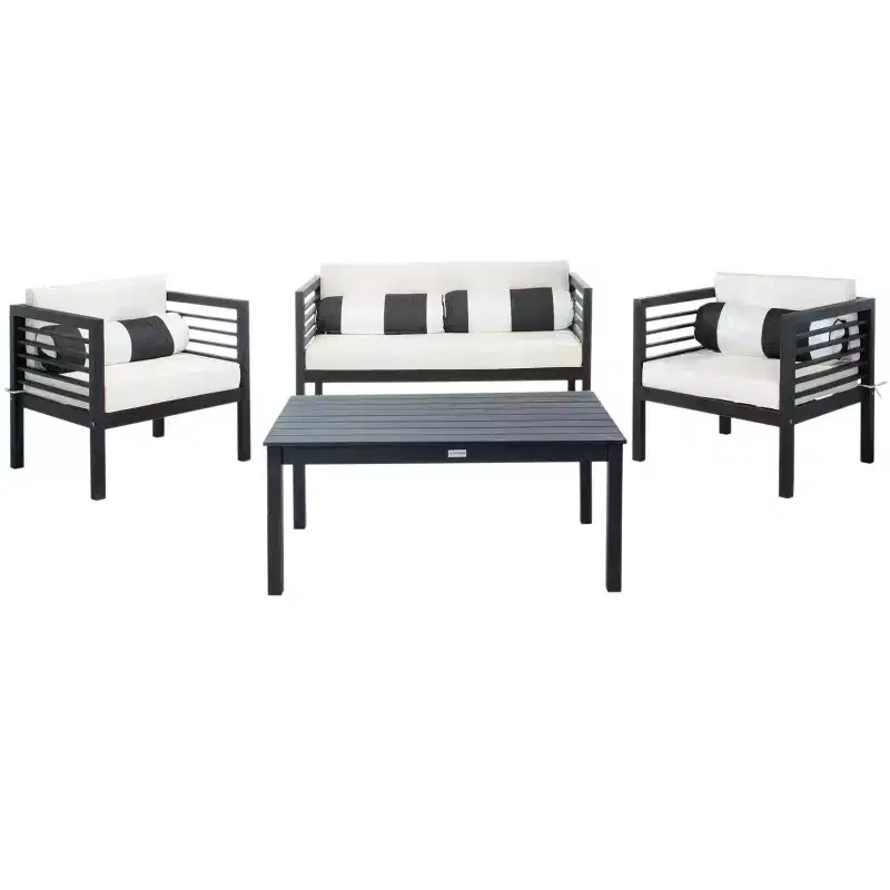 Alda 4 Piece Patio Set - Indoor/Outdoor - PAT7033 - Safavieh