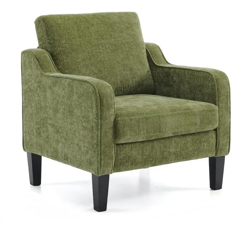 Mid-Century Modern Accent Chair, Single Seat – Multi-Color Options