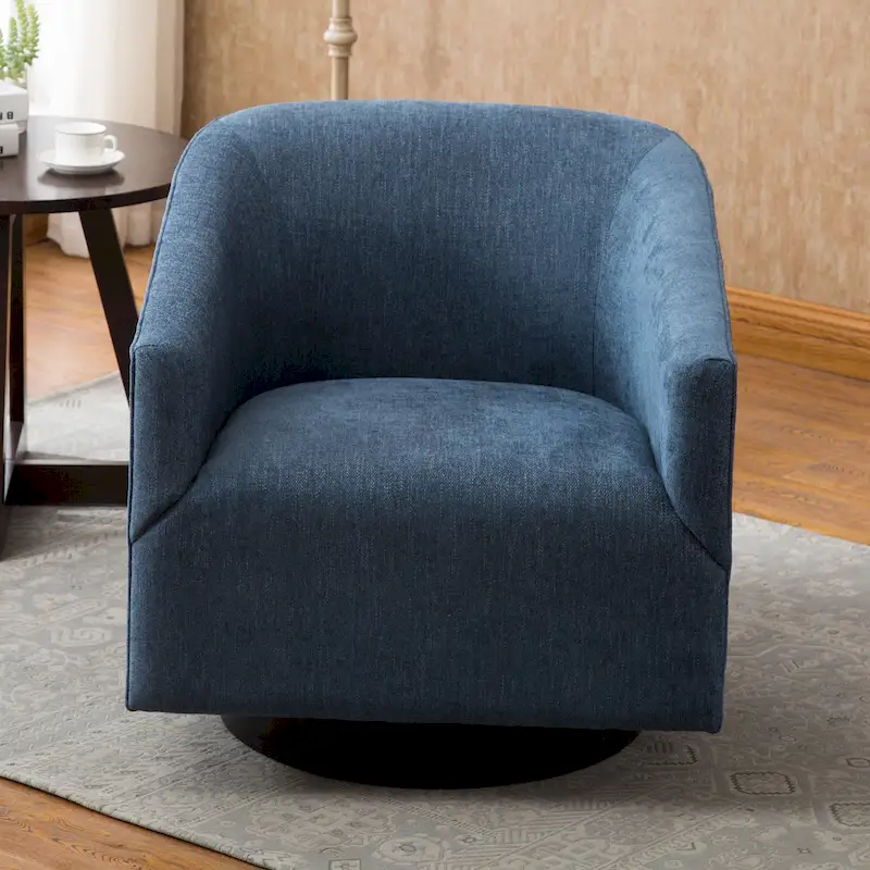 Copper Grove Pregrada Wood-base Swivel Chair