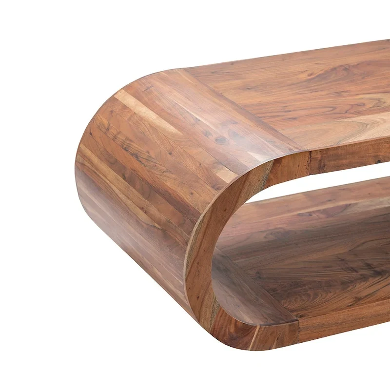 Mango Wood Cocktail Table - 51x23x18