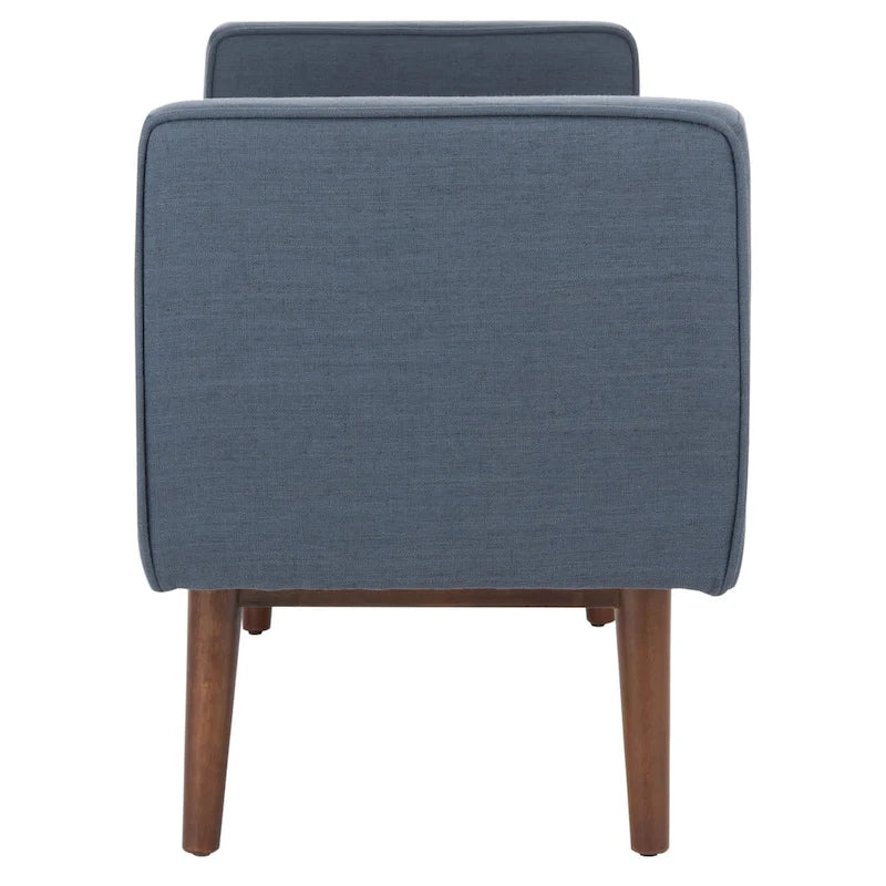 Mid-Century Modern 25-inch Bench - 49 W x 18 L x 25 H - 49Wx18Dx25H