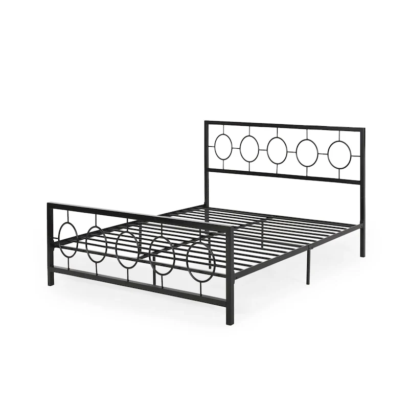 Modern Iron King Bed Frame by