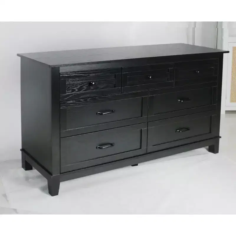 7 Dresser for Bedroom, 54 in Wide Drawer Dresser with Storage Freestanding, Wooden Closet Storage Chest