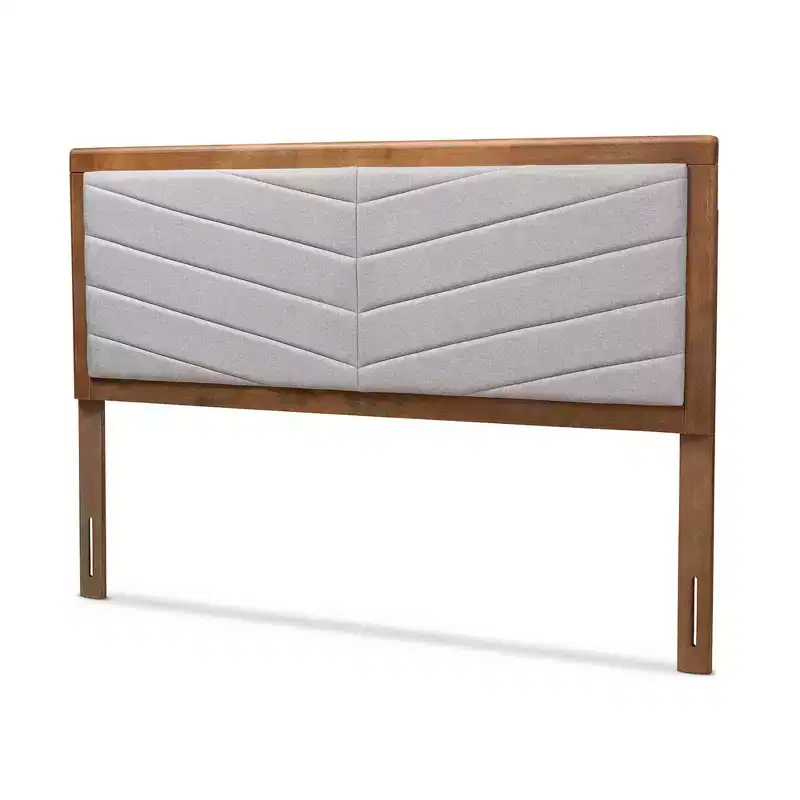 Fabric Upholstered Wood Headboard