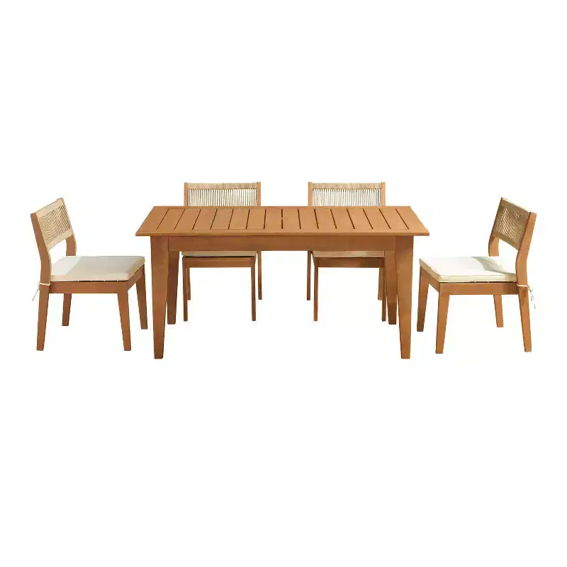 Alaterre Furniture 5pc Barton Outdoor Patio Dining Set