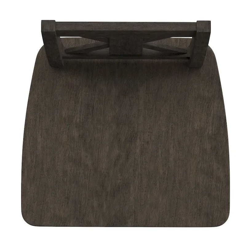 Modern Farmhouse Wooden Swivel Counter Stool