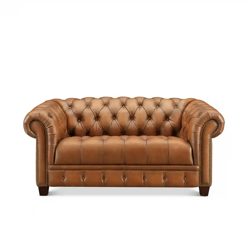 Leather Loveseat