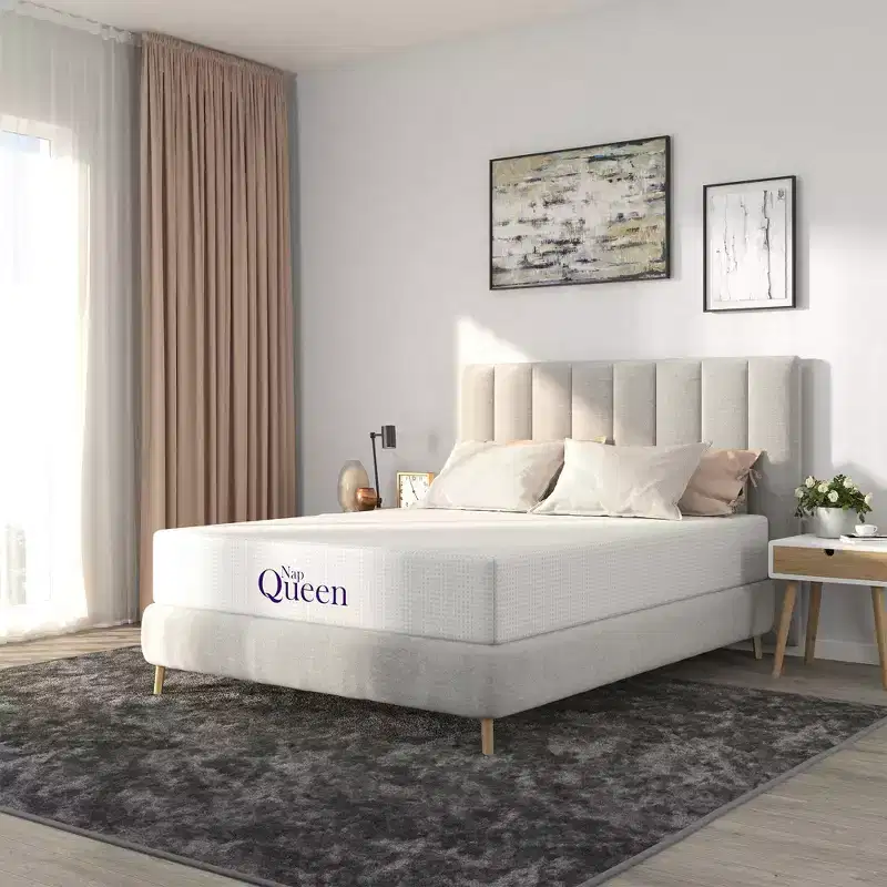 Charcoal Memory Foam Mattress with Silky Mesh Cover