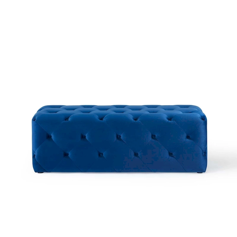 Carson Carrington Ullervad 48-inch Button Tufted Entryway Velvet Bench