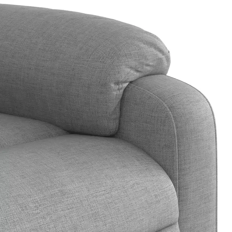 vidaXL Massage Recliner Chair Polyester, Metal, Plywood Single